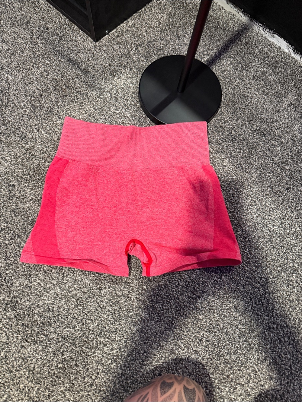 Women’s High-Waist Seamless Pink Shorts